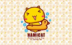 哈咪猫电脑壁纸～和夏天有个约会
