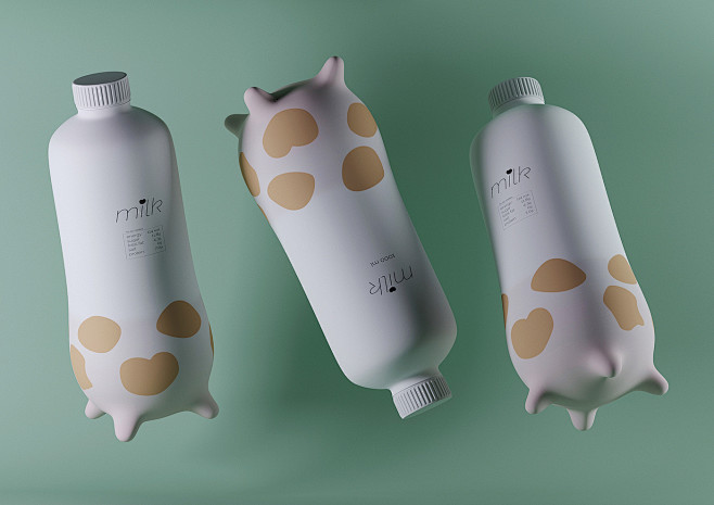 牛奶，瓶子，概念，包装，