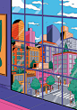 people illustration artwork collage art Editorial Illustration city illustration City Life