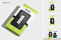 Small Software Box Mockup 软件包装纸盒模型品牌logo标识设计贴图ps样机素材_UIGUI-国外高品质设计素材共享网