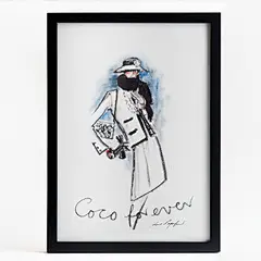 Gooda Life |独家卡尔·拉格菲手绘系列coco for ever装饰画墙画