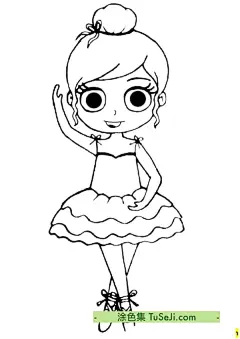 听音乐的女孩子！11张隔壁的女同学卡通涂色简笔画！ | 涂色集，涂色画打印大图 : 这位丸子头的女孩子是一个音乐爱好者，她总是喜欢听各种类型的音乐。当她戴着丸子头发型，穿着花裙子，坐在窗边，闭上眼睛，聆听着音乐时，就像是一个精灵般的存在。她的脸上总是挂着甜美的微笑，仿佛是被音乐带入了一个美妙的世界。在她的房间里，总是充满着 听音乐的女孩子！11张隔壁的女同学卡通涂色简笔画！