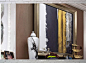 邱德光新中式样板间卧室抽象油画纯手绘画现代新古典软装挂画静谧