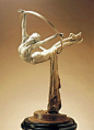 Richard MacDonald. "Elena Study II." From MacDonald's Cirque du Soliel series.