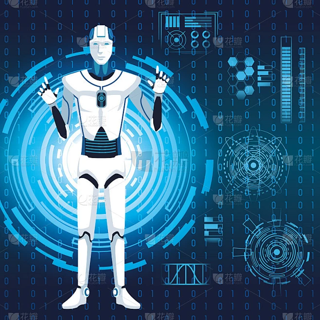 humanoid robot avatar素材-花瓣网