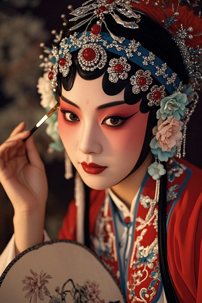 京剧花旦青衣京剧戏曲戏剧女生人物摄影图-花瓣网