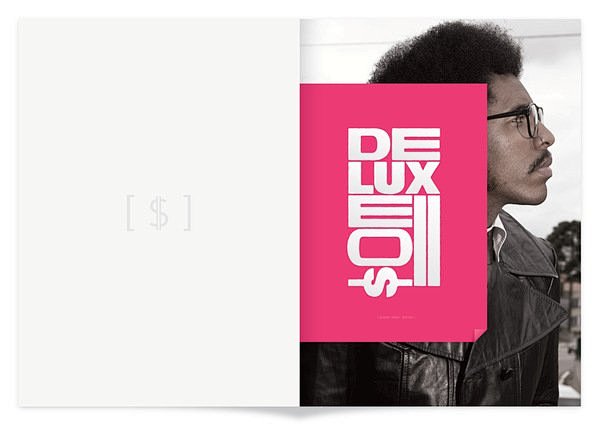 deluxe时尚电子杂志版式设计-设计之...