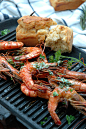 Grilled Prawns with Lemon & Butter