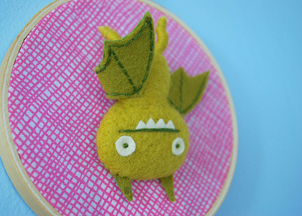 Custom Ice-Bat brooc...