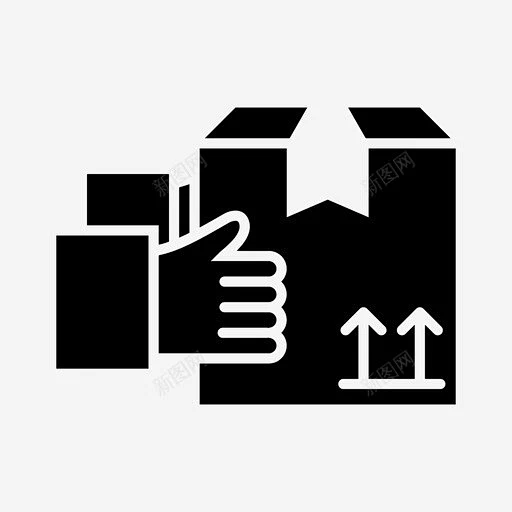 包裹递送盒子快递图标 UI图标 设计图片 免费下载 页面网页 平面电商 创意素材-花瓣网