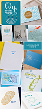 Hanukkah Card Designs #素材# #包装# #字体# #排版#