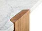 Gino Carollo Francis 1450 Table - stone and wood. Discover more at goo.gl/5nogWb: 