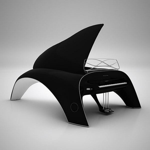 鲸鱼仿生概念钢琴设计::设计路上::网页...