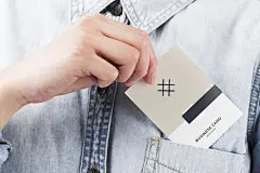 长方形名片样机