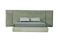 Bed, Textile, Bedding, Bedroom, Linens, Wall, Bed sheet, Grey, Bed frame, Rectangle, 
