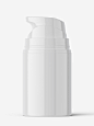 Airless bottle mockup / glossy