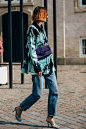 时尚博主Pernille Teisbaek 2020春夏哥本哈根时装周秀场外街拍