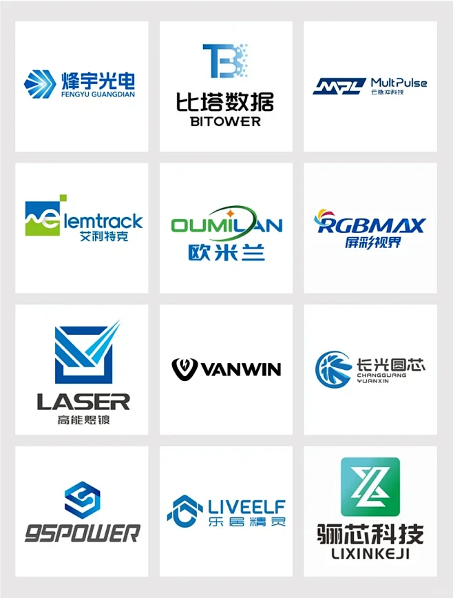 科技logo 智能芯片半导体公司logo设计 - 小红书
