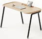 This quirky-looking desk has an interesting way to keep your stuff to a minimum - Yanko Design : Desks come in a variety of sizes to fit not just available space but also the owner's habits and preferences. Some like keeping a small table to make room for