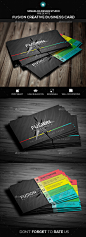 Fusion Creative Business Card Design - Creative Business Cards