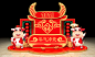 牛年美陈设计木艺美陈展示