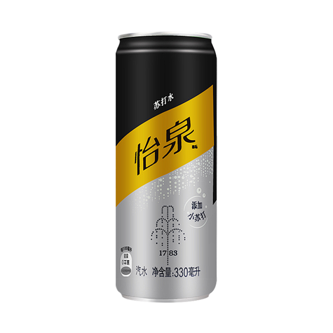 怡泉苏打水330ml