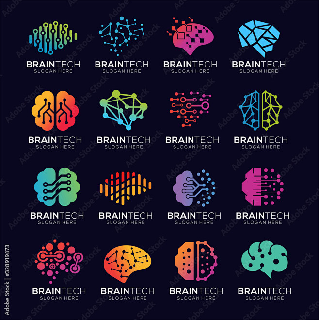 set of brain tech sm...