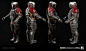 Call of Duty: Infinite Warfare, SDF Army, Ricky Zhang : Really excited I can finally share some of my work on the latest Call of Duty title. Call of Duty: Infinite Warfare, go out and check it out if you haven't had the chance yet. A lot of hard working p