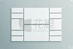 空的,数字12,矢量,方形画幅,抽象拼贴画,边框,厚木板,模板,现代,背景