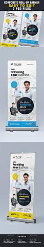 Corporate Roll Up Banner - Signage Print Templates