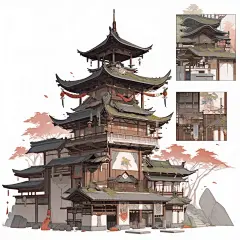 国风阁楼ai设计