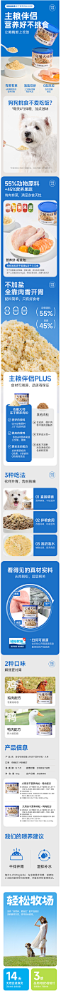 轻松牧场佐餐大师狗冻干营养肉松零食犬用狗粮伴侣拌饭粉营养120g-tmall