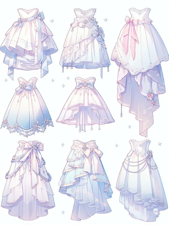 小裙子效果图｜服装展示