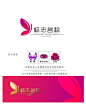 蝴蝶玫瑰logo设计