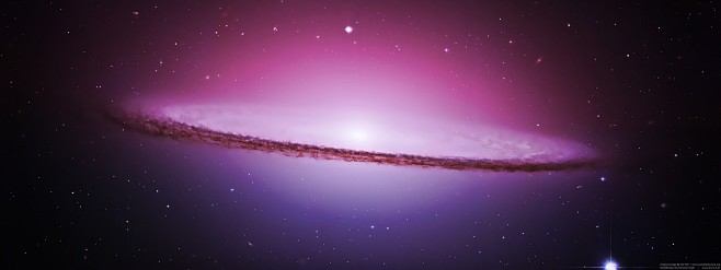星空 背景素材  高清大图 紫色 红色