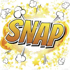 Snap -连环画风格的单词。