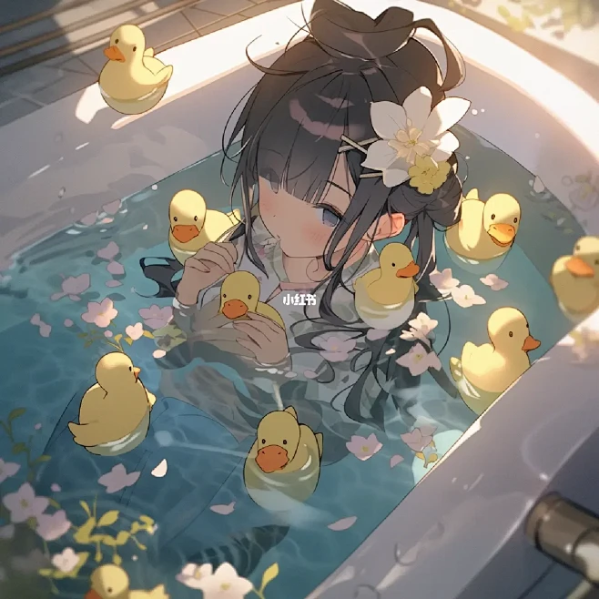 玩水怎么可以没有小鸭子~