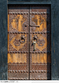 古代门窗艺术-漂亮的木质大门