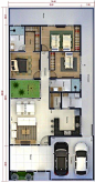 Top 40 3D Floor Plan Ideas - Engineering Discoveries : Floor plans are the layout designs of a house drawn to scale. They illustrate the location of windows, walls, stairs, bathroom fixtures, room sizes, and