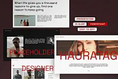 现代优雅品牌营销策划演示文稿设计ppt模版 Hauratag Powerpoint Presentation插图