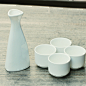 #瓷器国# 景德镇陶瓷器 纯白日式清酒 白酒酒杯酒壶酒盅 酒器酒具套装件 http://www.tiao1000.com/blog/63372