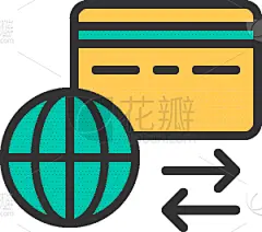 图标,购物中心,信用卡,分离着色,银行业,债务,商务,电子邮件,黄金,设计