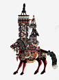 中国风将士骑马出征皮影 免抠png 设计图片 免费下载 页面网页 平面电商 创意素材