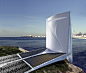 Solar City Tower：太阳能悬空瀑布