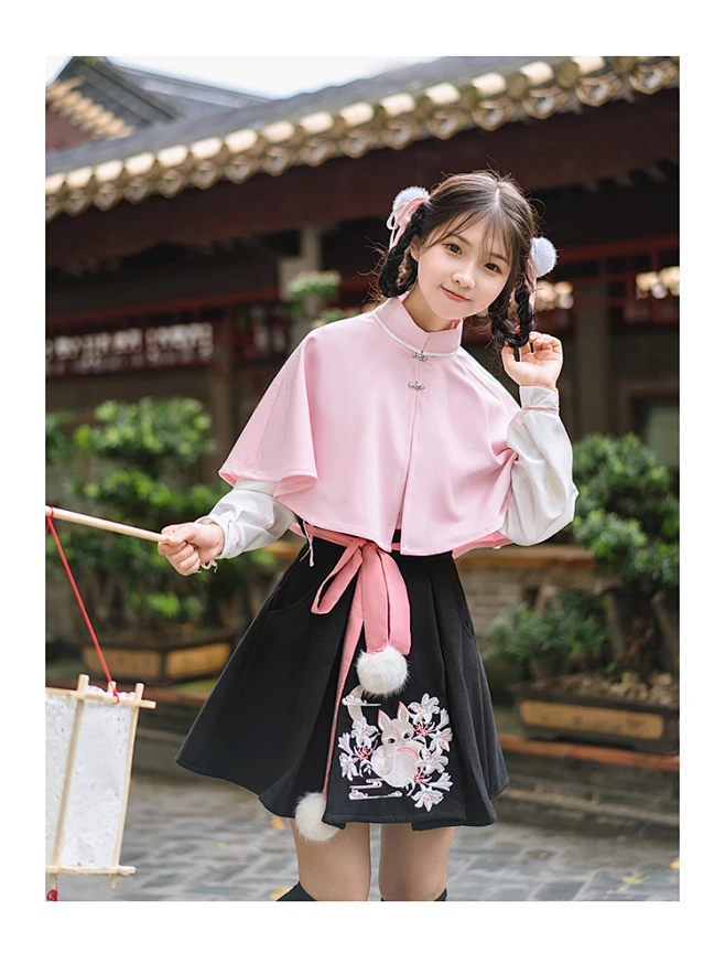 鹿韵记原创设计改良汉服女秋冬日常改良连衣裙灵狐绣花国风汉元素-淘宝网-花瓣网