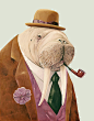 海象8x10的档案印画 - 动物CREW肖像