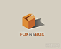 Fox in a Box狐狸盒子logo设计欣赏