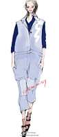 街拍线描、服装手绘、服装