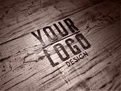 精选logo标志样机