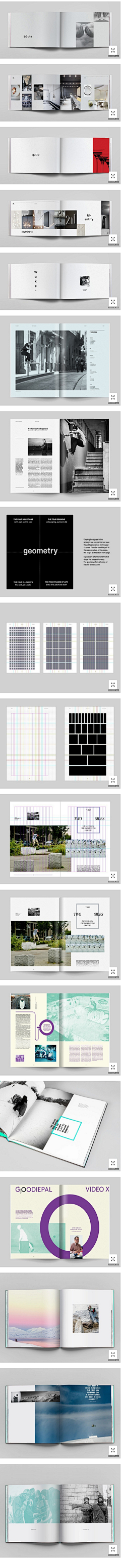 创意心叮采集到画册版式